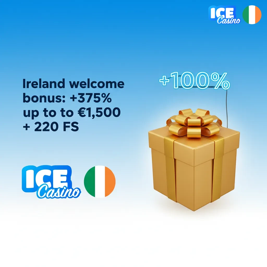 Ireland welcome bonus: +375% up to €1,500 and 220 free spins, 18+, terms apply.