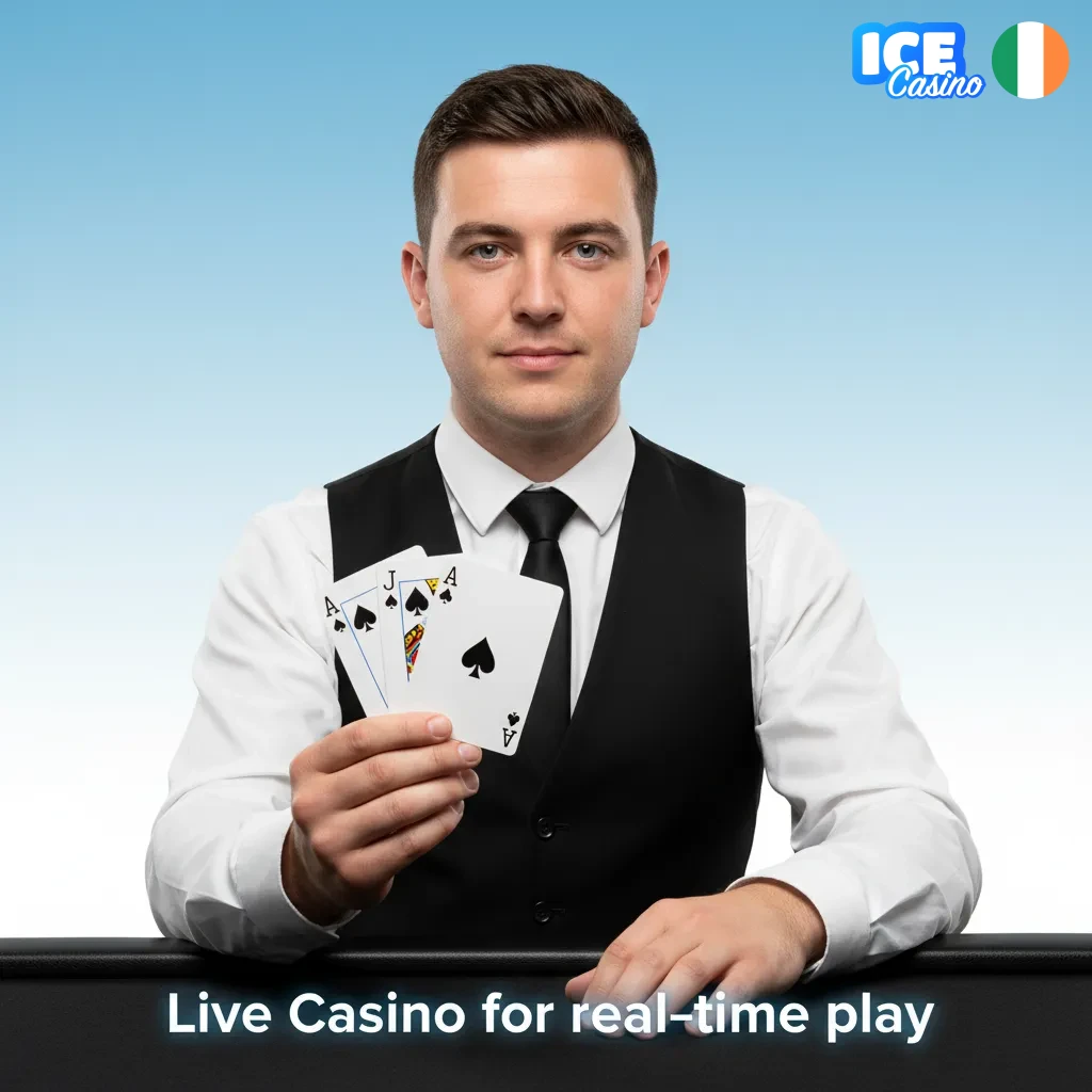 Live Casino: real dealers, Roulette, Blackjack, Baccarat, Game Shows, Lightning series.