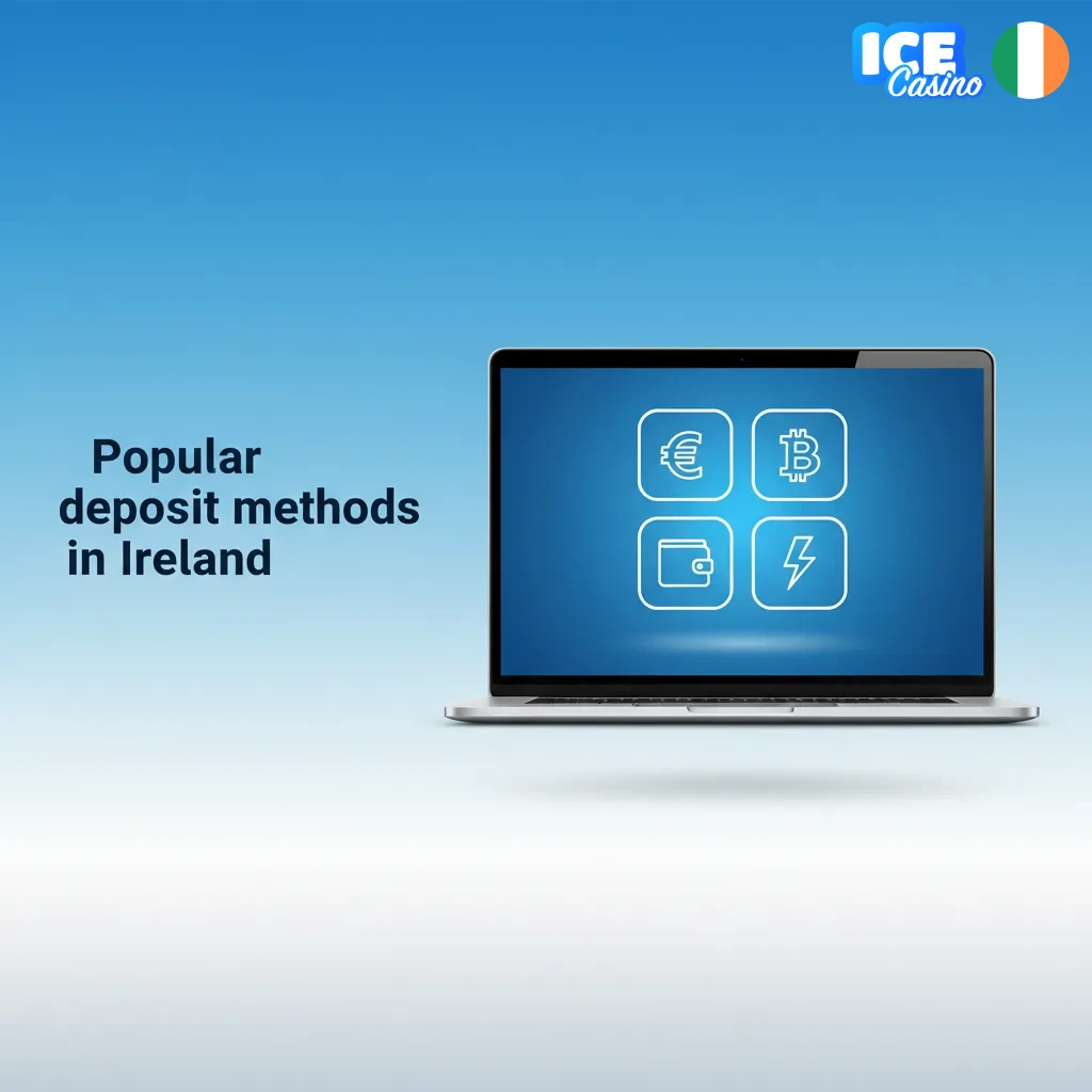 Ice Casino deposit options in Ireland: Visa, Skrill, Neteller, Paysafecard, crypto.