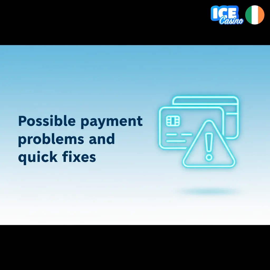 Ice Casino payment issues in Ireland and quick fixes: 3DS, crypto delay, KYC, limits.
