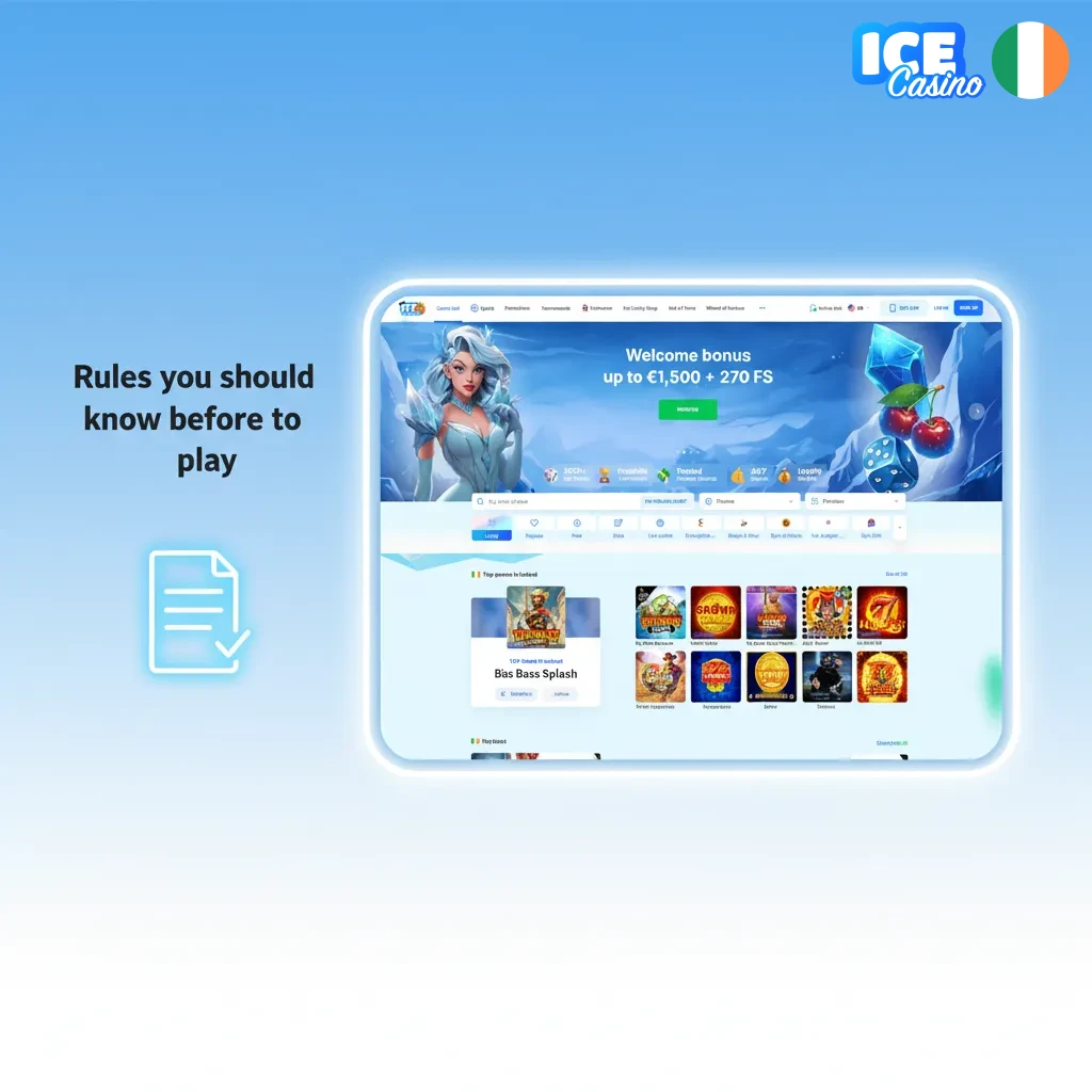 Rules: 18+, one account, wagering/time limits, KYC, abuse voids winnings.