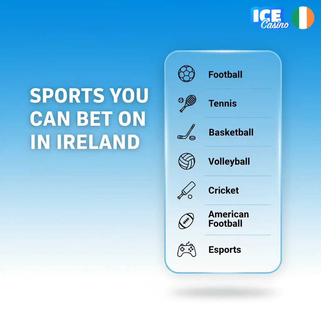 Irish sports betting: football, rugby, Gaelic football, hurling, horse racing, pre-match & live.