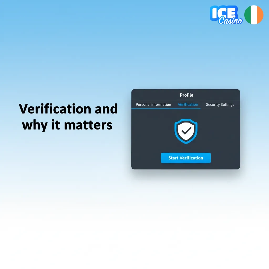 Ice Casino verification steps for secure withdrawals: ID, address, payment checks.